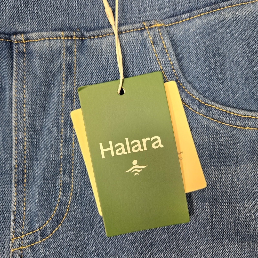 HALARA Flex Wide Leg Jeans Women's Medium Petite (29x28) NEW - Picture 4 of 11